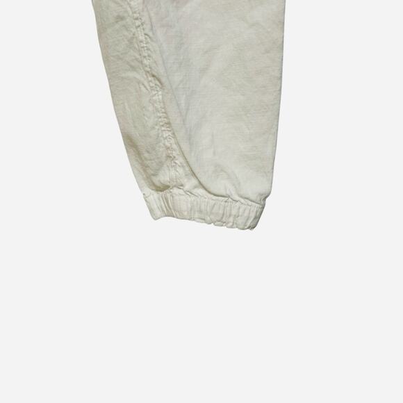 Frank & Eileen JAMESON white Utility Jogger, Italian Performance Linen, Size 2 - Picture 7 of 16
